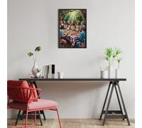 La Última Cena Puzzle 300 Piezas 3D Creativo Mascotas Animales Rompecabezas para Hombres Y Mujeres Decoración Hogar Moderno Construir Maquetas 300 PCS