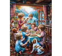 La Última Cena Puzzle 300 Piezas Cartón Blanco Premium para Coleccionistas Cuentos de Hadas de Animales y Plantas Entrenamiento Memoria Hobby Colección Regalo Original 300 PCS