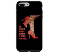 La última de las preocupaciones de la gente es un hombre vestido de travesti Carcasa para iPhone 7 Plus/8 Plus