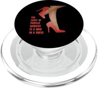 La última de las preocupaciones de la gente es un hombre vestido de travesti PopSockets PopGrip para MagSafe