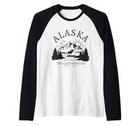 la última Frontera de Alaska Camiseta Manga Raglan