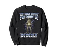 La única sentadilla Que Estoy Haciendo es Diddly Cowboy Frog Meme Sudadera