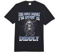 La única sentadilla Que Estoy Haciendo es Diddly Cowboy Opossum Meme Comfort Colors Adult Heavyweight T-Shirt