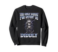 La única sentadilla Que Estoy Haciendo es Diddly Cowboy Opossum Meme Sudadera