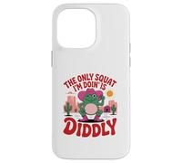 La única sentadilla Que Estoy Haciendo es Diddly - Funny Frog Carcasa para iPhone 14 Pro MAX