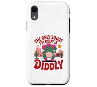 La única sentadilla Que Estoy Haciendo es Diddly - Funny Frog Carcasa para iPhone XR