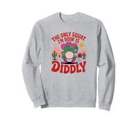 La única sentadilla Que Estoy Haciendo es Diddly - Funny Frog Sudadera