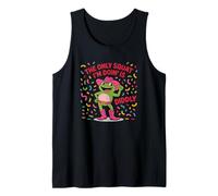 La única sentadilla Que Estoy Haciendo es Diddly Pink Cowgirl Frog Camiseta sin Mangas