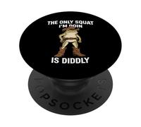 La única sentadilla Que Estoy Haciendo es un Meme de Rana Vaquera Muy Divertido PopSockets PopGrip Adhesivo