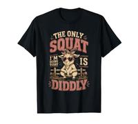 La única sentadilla Que Estoy Haciendo Hoy es la Camisa Diddly Camiseta gráfica económica