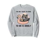 La única sentadilla Que voy a Hacer es un Mapache Gracioso Sudadera