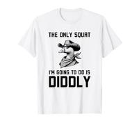 La única sentadilla Que voy a Hacer es un Vaquero Ganso Gracioso Camiseta