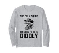 La única sentadilla Que voy a Hacer es un Vaquero Ganso Gracioso Manga Larga