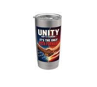 La unidad no es un lema: es el único camino a seguir. Vaso térmico de acero inoxidable de doble pared