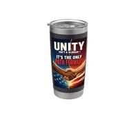 La unidad no es un lema: es el único camino a seguir. Vaso térmico de acero inoxidable de doble pared