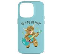 La Vaca Escocesa de Las Tierras Altas Dice Rock Aye The Moo! Carcasa para iPhone 14 Pro