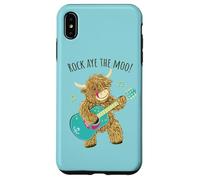 La Vaca Escocesa de Las Tierras Altas Dice Rock Aye The Moo! Carcasa para iPhone XS MAX