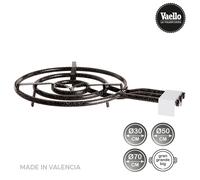 La valenciana 20700 paellero 70, negro