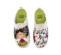 La Valenciana Originales zapatillas de casa para mujer fabricadas en España Vivant Vida 212660 Beig - Color - Beige, Talla - 38