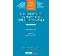 La valeur d'égalité en droit public français et britannique: 512