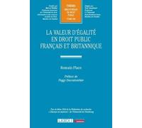La valeur d'égalité en droit public français et britannique: 512