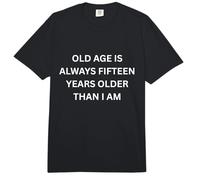 La vejez Siempre Quince años Mayor Que Soy Humor Marquesina Comfort Colors Adult Heavyweight T-Shirt