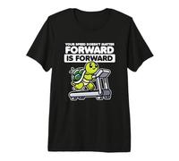 La Velocidad no Importa Muévete hacia adelante Entrenamiento en Cinta de Correr de Tortuga Camiseta Premium