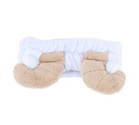 la Venda Facial del Balneario, el Lazo Cosmético del Bowknot de la Venda Elástica para Lavarse la Cara Compone el Balneario(Diadema garra azul)