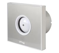 La ventilación giotto10 a aspirador espiral diseño extra plana gris, para orificio diámetro 100 mm/4 "