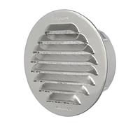 La ventilación gta80r-y Rejilla Redondo Empotrable, aluminio