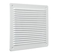 La ventilación lar2323ab-y Rejilla Quadra de superponer, aluminio blanco