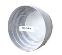 La Ventilazione CRC125B Cono Reducción ABS M/F ø 125 a 100 mm, Blanco, Altura 64 mm, (100-113-123-128 mm)
