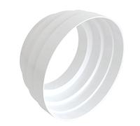La Ventilazione CRC96B - Cono de reducción de ABS M/F para tubo no vasado, blanco, 96,75/113,5/123/128 mm