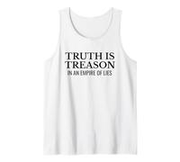 La verdad es traición en un imperio de mentiras protesta política Camiseta sin Mangas