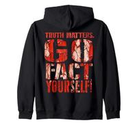 La Verdad Importa, hazlo tú Mismo, Lema Divertido, protesta Sudadera con Capucha