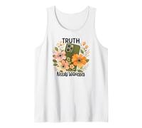 La Verdad Necesita testigos protesta Floral Responsabilidad Ice Camiseta sin Mangas
