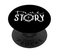 La verdadera Historia de Jesucristo PopSockets PopGrip Adhesivo