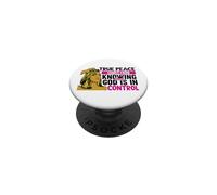 La verdadera Paz Viene de Saber Que Dios está en Control Mujer PopSockets PopGrip Adhesivo