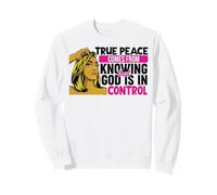 La verdadera Paz Viene de Saber Que Dios está en Control Mujer Sudadera