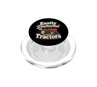 La Vida agrícola se distrae fácilmente por los Tractores Humor de los Agricultores PopSockets PopGrip para MagSafe