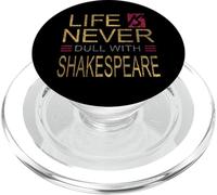 La vida angustiada nunca aburrida Shakespeare Humorístico Lema Meme PopSockets PopGrip para MagSafe