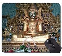 La vida cita los cojines de ratón modificados para requisitos particulares.Buddha donde hay humo sin fuego cojín de ratón de la oficina