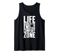 La vida comienza al final de tu zona de confort Camiseta sin Mangas