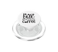 La Vida Comienza después del Amante de la cafeína del café PopSockets PopGrip para MagSafe
