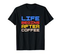 La Vida Comienza después del café Camiseta