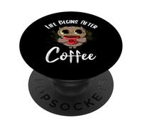 La Vida Comienza después del café La Vida Comienza después del café PopSockets PopGrip Adhesivo