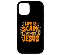 La Vida da Miedo sin Jesús Fe Cristiana Halloween Carcasa para iPhone 12/12 Pro