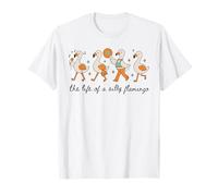La Vida de un Tonto Flamingo Funny Trendy Halloween Meme Camiseta