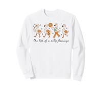 La Vida de un Tonto Flamingo Funny Trendy Halloween Meme Sudadera