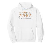 La Vida de un Tonto Flamingo Funny Trendy Halloween Meme Sudadera con Capucha